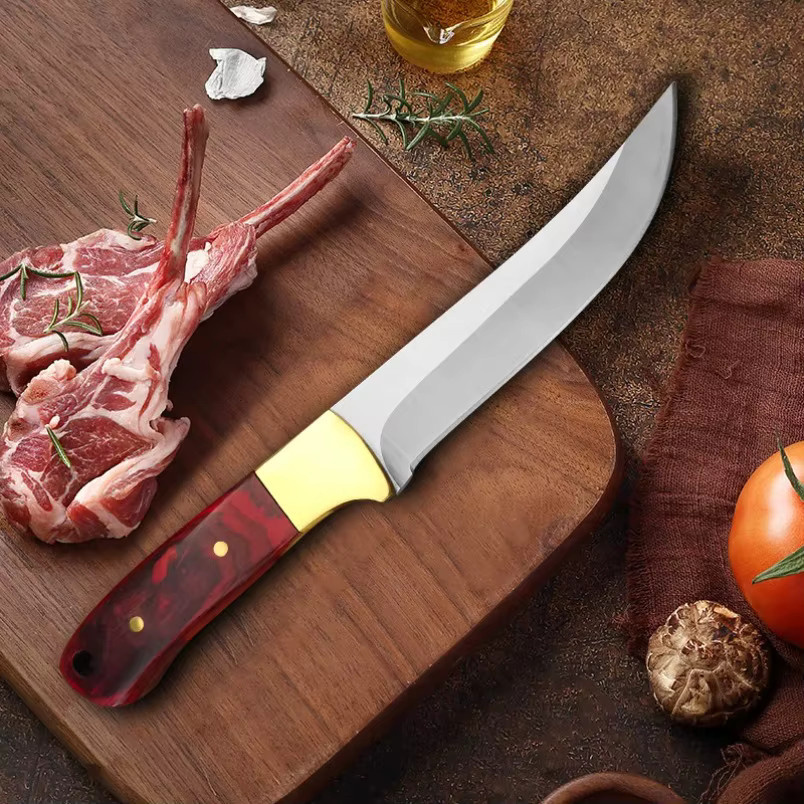 InLeung Chef Cleaver Allzweckmesser mit Handschmiede-Klinge und Holzgriff inklusive Schutzhülle - Bild 3