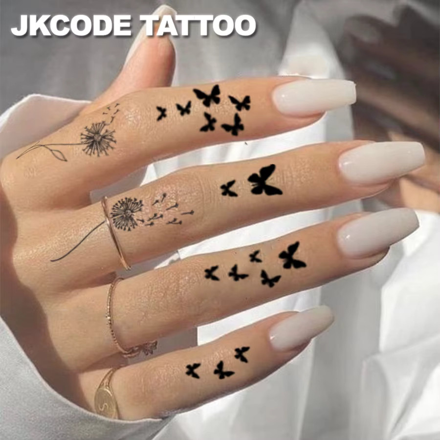 JKCODE TATTOO Semi-permanente Mehndi-Design Tattoos, Unisex - Bild 2