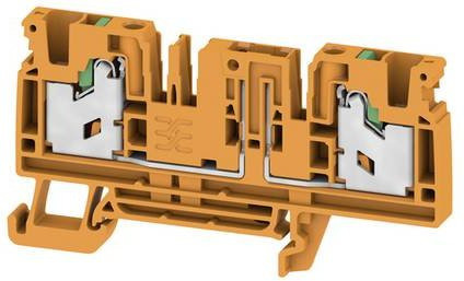 Weidmüller Grundklemme für Bauelementstecker Federklemme, Orange, 50 Stück - Bild 1
