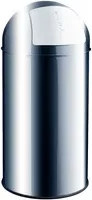 helit Abfallbehälter The Dome mit Swing-Deckel aus Edelstahl in Silber, Volumen: 50 l, B/T/H: 36,0 x 36,0 x 74,5 cm - Bild 1