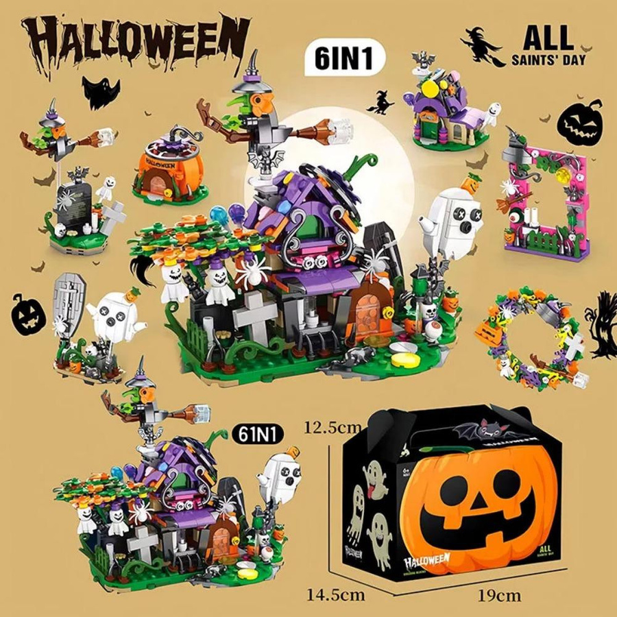 Linyi toy Halloween Bausteine ab 6 Jahren - Bild 3