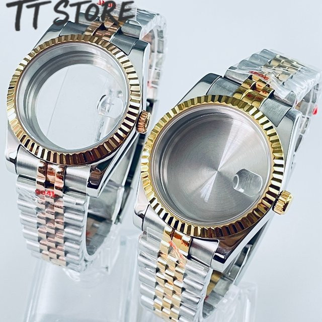 CHIKUANG Uhrengehäuse Edelstahl, Roségold, 36mm 40mm - Bild 1