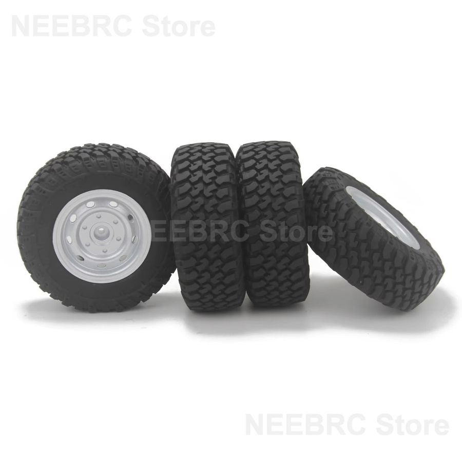 NeebRC Crawler Offroad Gummireifen, Metallradnabe, 4-teiliges Set - Bild 3