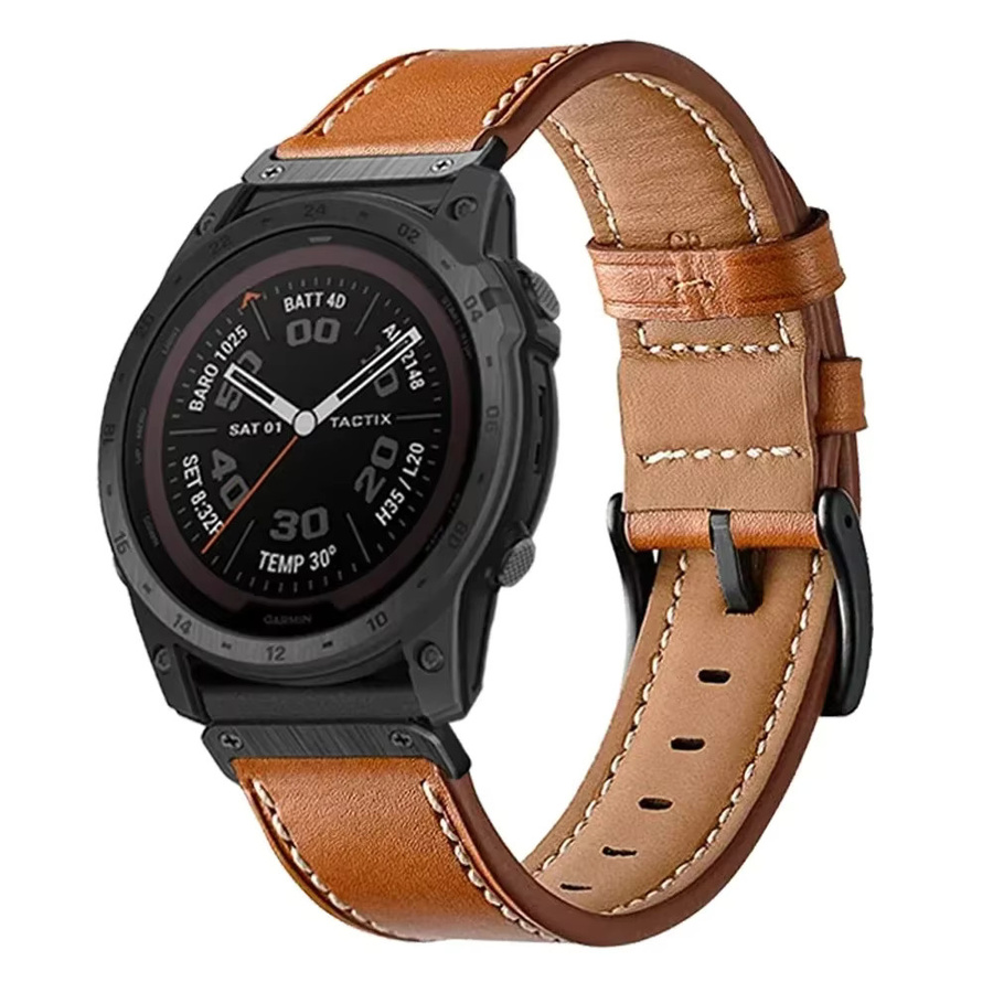 QCTOG Smart Watch Armband Leder, 22mm 26mm, Unisex - Bild 3