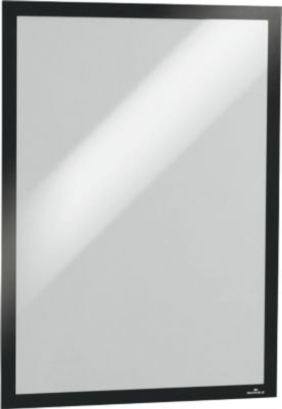DURAFRAME Magnetrahmen für 2 Poster in A2, selbstklebend, aufklappbare Front, schwarz, B: 46,5 cm, T: 2,8 cm, H: 63,9 cm - Bild 1