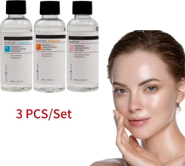 SPA Aqua Peeling Konzentratlösung S1 S2 S3 für die Gesichtspflege, 3 Flaschen - Bild 1