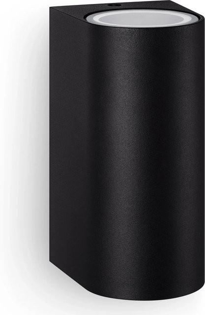 Philips Nightingale LED-Außenwandleuchte Up/Down in Schwarz aus Aluminium mit GU10 Fassung - Bild 1