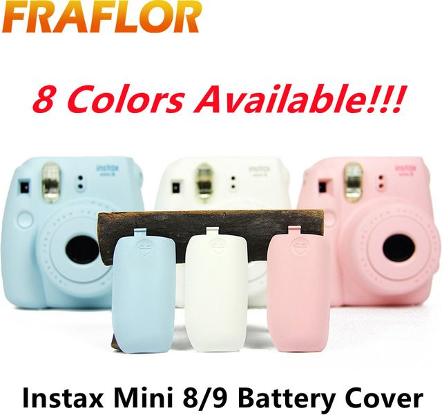 Fujifilm Instax Mini 8 und Mini 9 Ersatz Batterieabdeckung aus Kunststoff in Blau - Bild 1