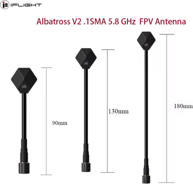 IFlight Albatross V2 .1 SMA 5.8GHz 2.4dBi Antenne, FPV Racing Drohnen-Zubehör - Bild 1
