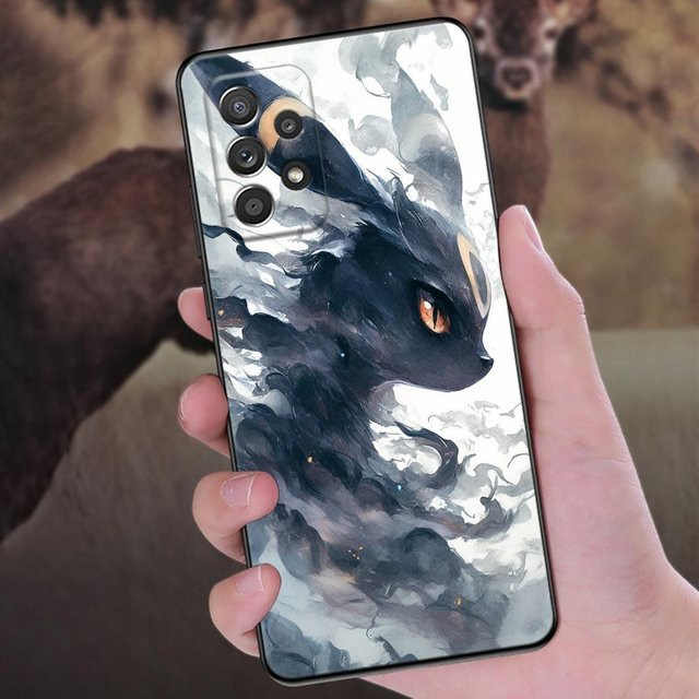 Handyhülle mit Pokemon Motiven Bulbasaura Umbreon Gengar für Samsung Galaxy A56 5G A55 A36 A26 A16 A54 A52 A35 A34 A21S A14 A06 A71 4G in Multicolor - Bild 1