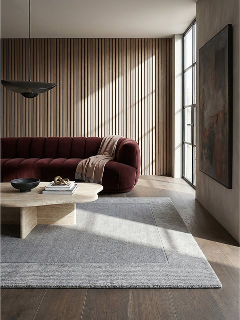Wollteppich Kadima Design MOLE in Grau meliert, B/T: 160 x 230 cm - Bild 1