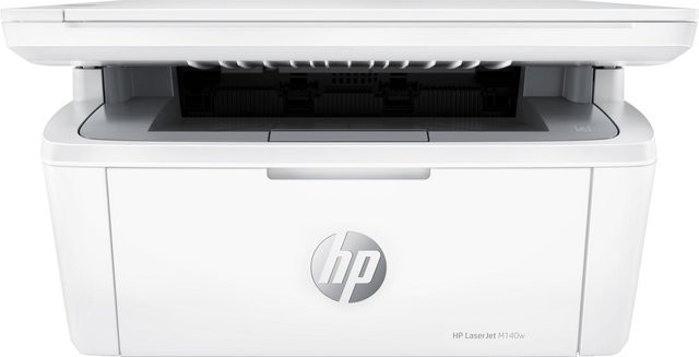 HP LaserJet MFP M140w 3-in-1 Multifunktionsdrucker, Schwarzweiß, Weiß - Bild 1