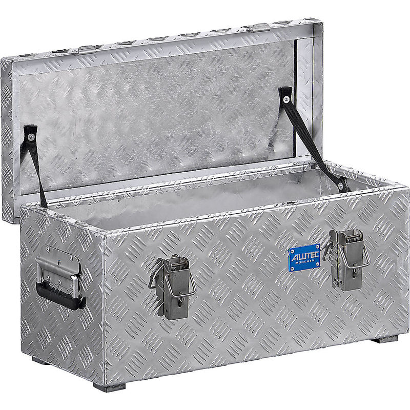 Alutec Riffelblechbox aus Aluminium in Silber, Volumen: 37 l, L x B x H: 62,2 x 27,5 x 27,0 cm - Bild 5