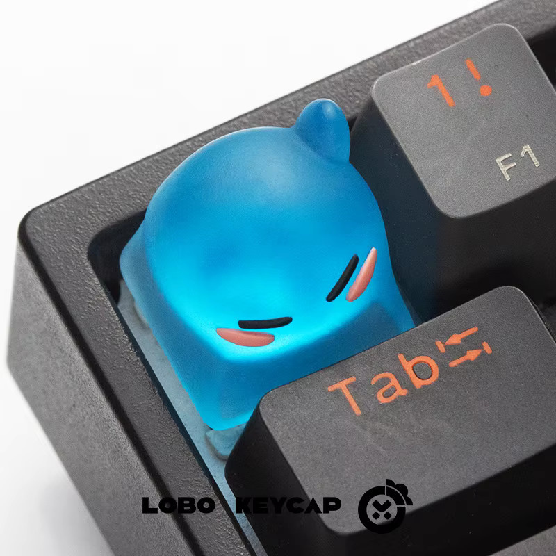 Esc-Tastenkappe im Anime-Design Dieses Mal wurde ich als Schleim wiedergeboren, mechanische Tastatur-Keycap aus Harz, Multicolor, Takara Tomy - Bild 3