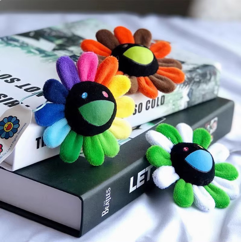 Bandai Sonnenblume Brosche, Bunte Blume, Unisex - Bild 2
