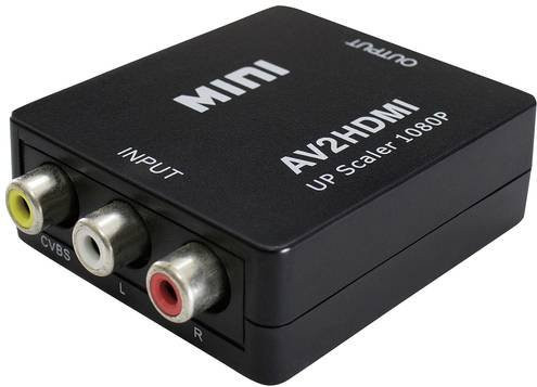 Maxtrack AV Konverter CS 37L HDMI Schwarz 1920 x 1080 Pixel - Bild 1
