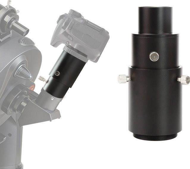 Datyson Teleskop-Kamera-Adapter in Schwarz, fokussierbarer Projektionsadapter und 1,25 Zoll Verlängerungsrohr-Kit für astronomische Fotografie - Bild 1