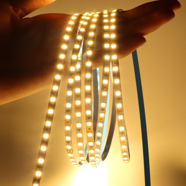 Rybakov LED-Streifen 12V mit 2835 SMD-Chips und Kupfer-Doppelschicht, Weiß - Bild 1