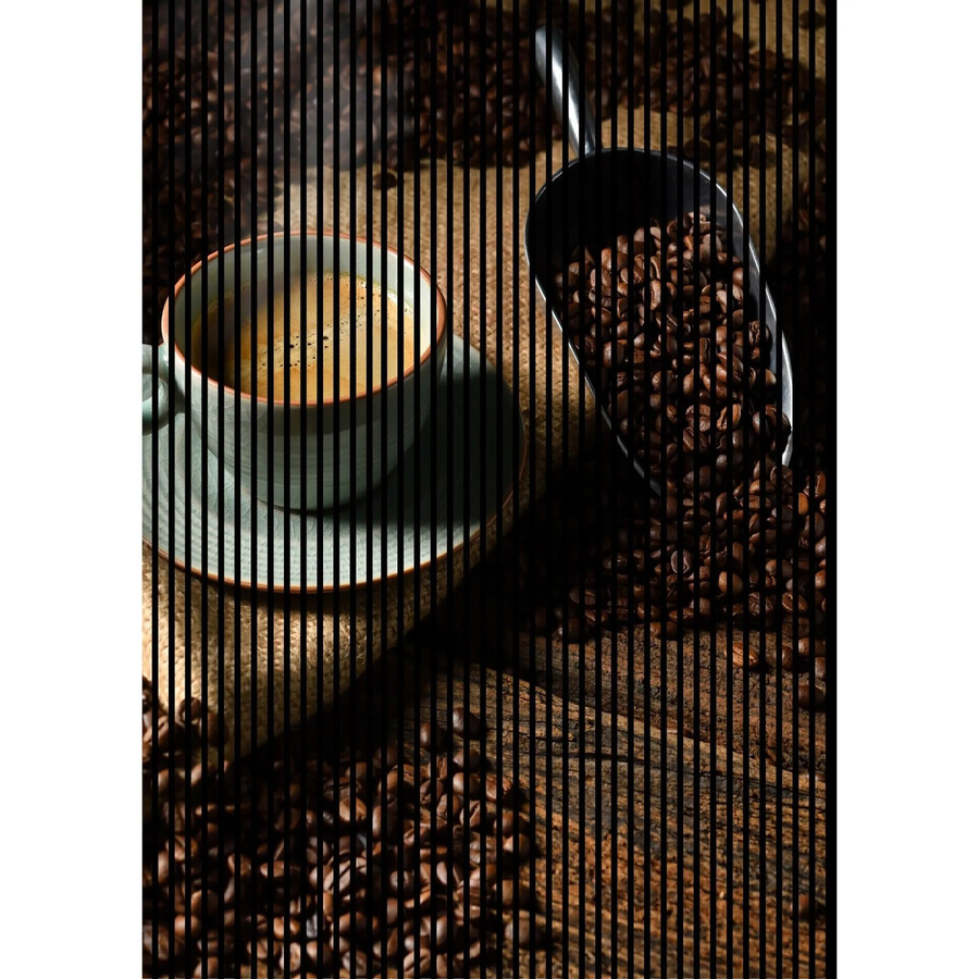 FN Acustico Akustikplatte Coffee in Bunt aus PET und MDF, H x B x T: 2.400 x 169,3 x 1,9 cm - Bild 1