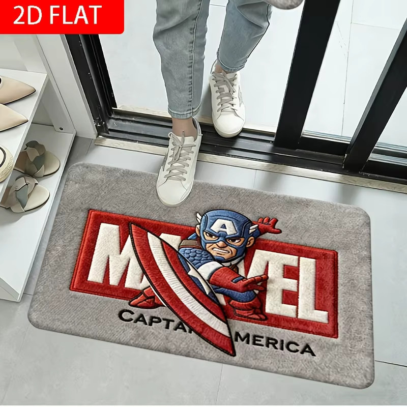 MARVEL Captain America Shield Teppich von BEAST KINGDOM, rund, mehrfarbig, Durchmesser: 140 cm, Höhe: 1 cm - Bild 2