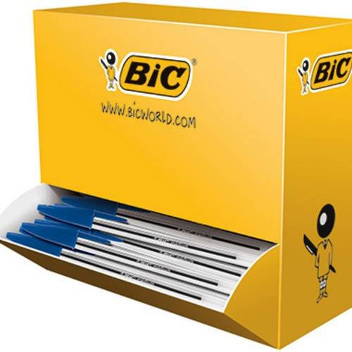 BIC Cristal Original Kugelschreiber in Blau und Schwarz, 100 Stück - Bild 1