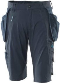 Mascot Handwerkershorts mit abnehmbaren Hängetaschen in Schwarzblau Größe C48 - Bild 1