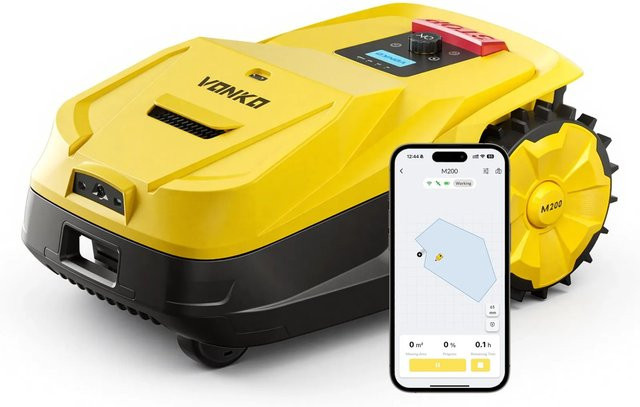 VONKO M200 Mähroboter mit RTK+AI Vision Technologie für bis zu 1500 m² ohne Begrenzungskabel - Bild 1