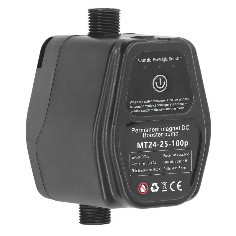 Koogeelife Verstärkerpumpe mit bürstenlosem Gleichstrommotor, 100W, 24V, Schwarz - Bild 2
