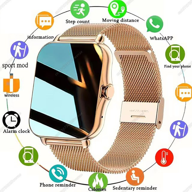 Ola Esporte Smartwatch, 1,83 Zoll, Schwarz, Unisex - Bild 1