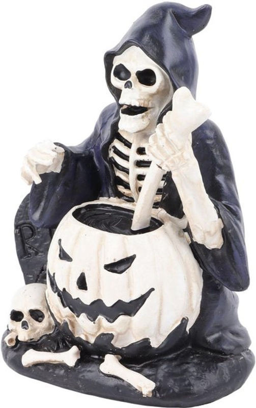 Igeteck Skelett-Figur aus Kunstharz in Mehrfarbig für Halloween und Dekoration - Bild 1