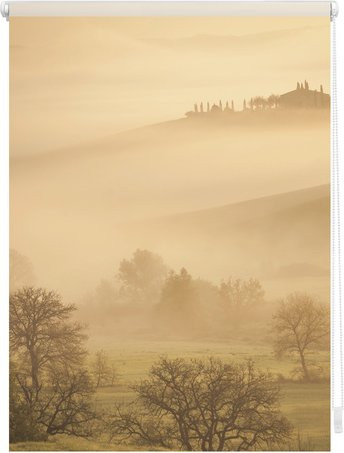 Lichtblick Rollo Klemmfix Toscana in Orange Braun, B: 45 cm, H: 150 cm - Bild 1