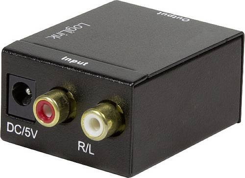 LogiLink CA0102 Audio Adapter Toslink auf Cinch in Schwarz - Bild 1