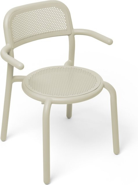 Fatboy Toni Armlehnstuhl in Beige aus Metall für Garten, Terrasse und Balkon - Bild 1