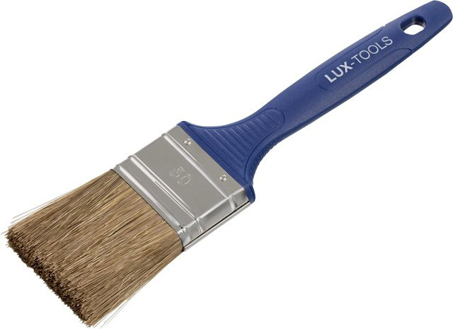 LUX-TOOLS Flachpinsel Lasur 50 mm mit Stärke 6 in Blau - Bild 1