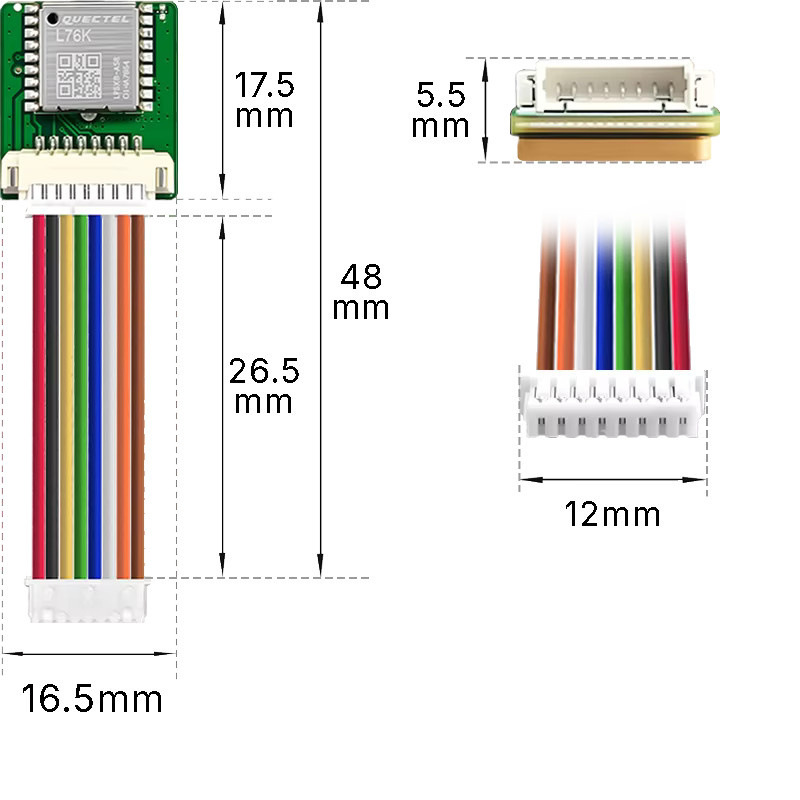 Heltec L76K GNSS GPS-Modul für LoRa 32 V3 V4 T114 Drahtlose Tracker und Meshtastic Nodes in Multicolour - Bild 2
