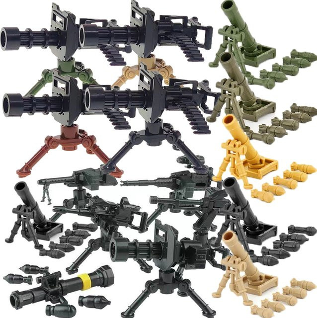 BRICKPANDA Militär Bausteine NSV Gatling-Mörser Spielzeug Set in Multicolour - Bild 1