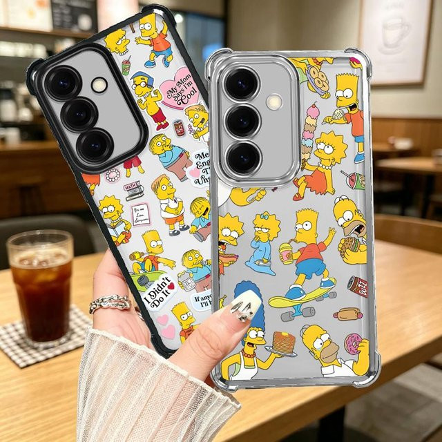 Handyhülle mit Simpsons Cartoon Design für Samsung Galaxy A-Serie in Multicolour - Bild 1