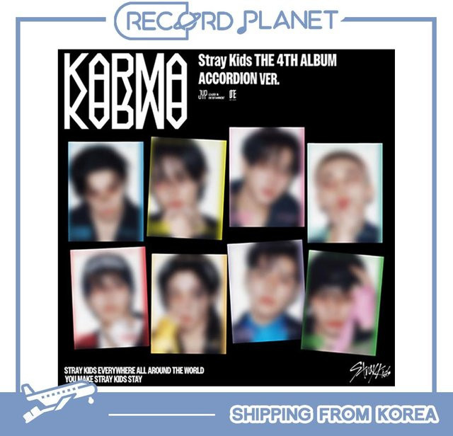 Stray Kids Karma Album Akkordeon Version in Schwarz - Bild 1