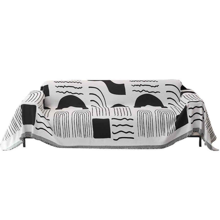 Your Warm Home Chenille Sofa Decke Modernes Design, Steppdecke für 1-4 Sitzer, B/B: 180 x 130 cm - Bild 2