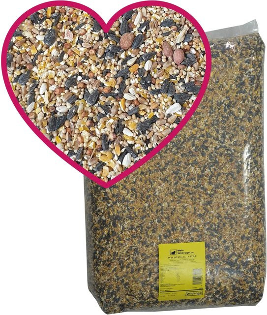 MeinWildvogel Vital Vogelfutter Ganzjahresfutter für Wildvögel und Gartenvögel, 15 kg - Bild 1