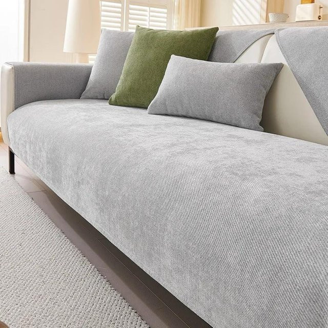 Yiran Furniture Wasserdichter Chenille Sofabezug Modern und Rutschfest, B/B: 70 x 70 cm - Bild 1