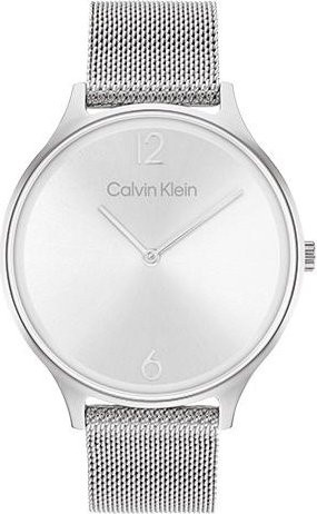 Calvin Klein Armbanduhr, Quarz, Edelstahl, Milanaise, Weiß, Damen - Bild 1