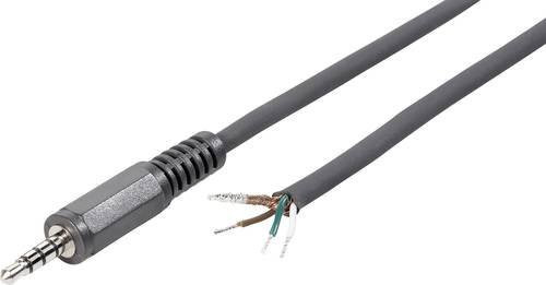BKL Electronic Klinken-Steckverbinder 3,5 mm Stereo Schwarz Polzahl: 4 - Bild 1