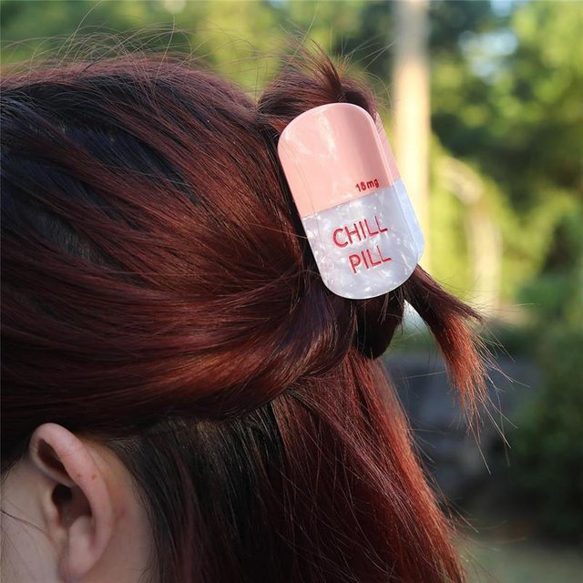 YULIN Haarspangen Krallenclips, Acetat, rosa, Damen - Bild 1