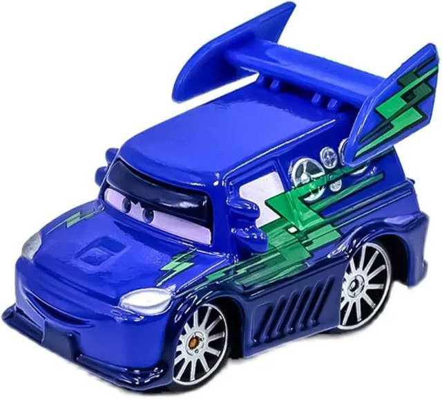 Disney Pixar Cars Lightning McQueen Rennparty Wingo Snod-Rod Boost Dj, Metall Die-Cast Modell Spielzeugautos, 1:55, ab 4 Jahren - Bild 1