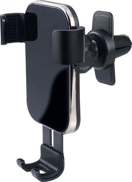 Vivanco Air Vent Butler SE Kfz Smartphone Halterung für Lüftungsschlitze in Schwarz und Silber - Bild 1