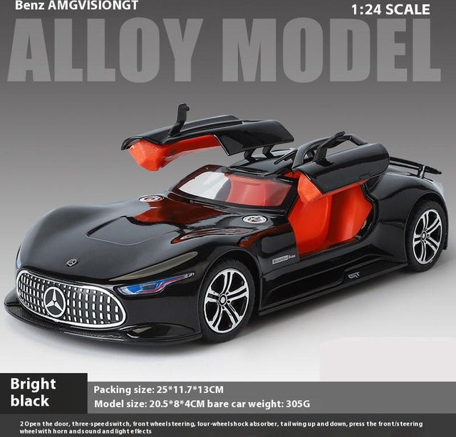 Mercedes Benz Amg Vision Gt, Modellauto, 1:24, Metall, mit Licht und Sound, ab 14 Jahren - Bild 1