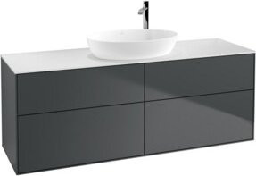 V&B Waschtischunterschrank Finion in Weiß lackiert, B/T/H: 160 x 50,1 cm - Bild 1