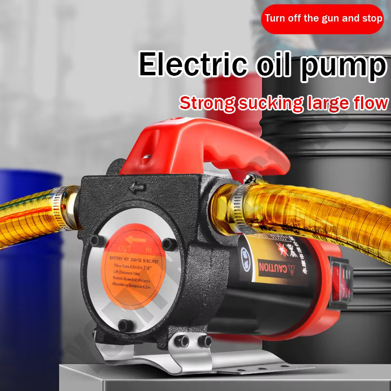 Elektrische Kraftstofftransferpumpe in Rot für Diesel und Kohleöl, 12 V/24 V/220 V, 12 GPM mit automatischem Start/Stopp - Bild 3