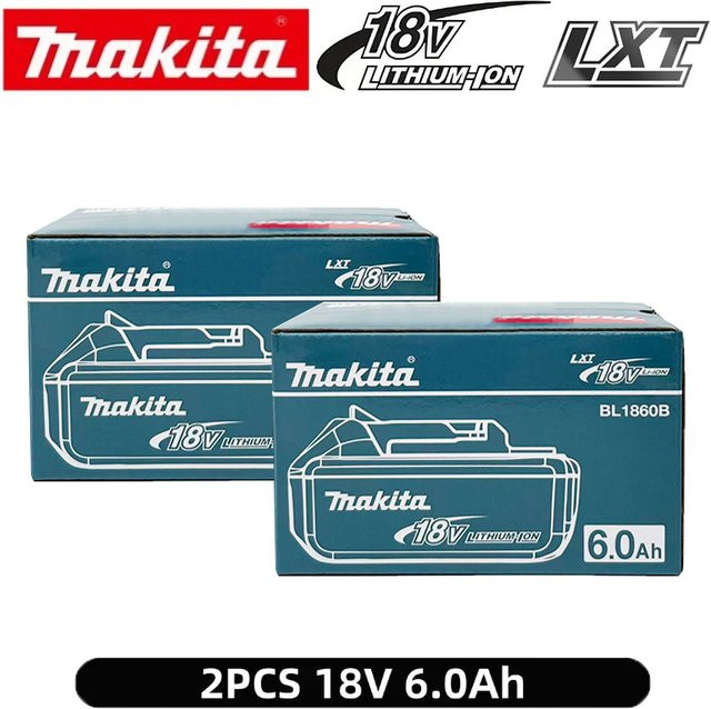 Makita Akku 18 V, 6,0 Ah für Elektrowerkzeuge, ersetzt BL1830B, BL1840B, BL1850B und BL1860B - Bild 1